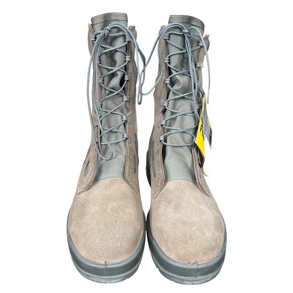 NWT Belleville 600 ST Sage Green Wide Steel Toe Combat Boots Size 11 W main image 4